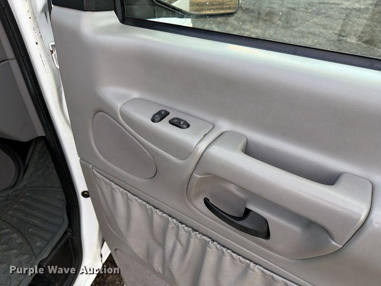 image for item DZ4949 1999 Ford  E350 Super Duty XLT utility van and falling weight deflectometer trailer