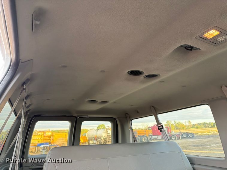 image for item DZ4949 1999 Ford  E350 Super Duty XLT utility van and falling weight deflectometer trailer