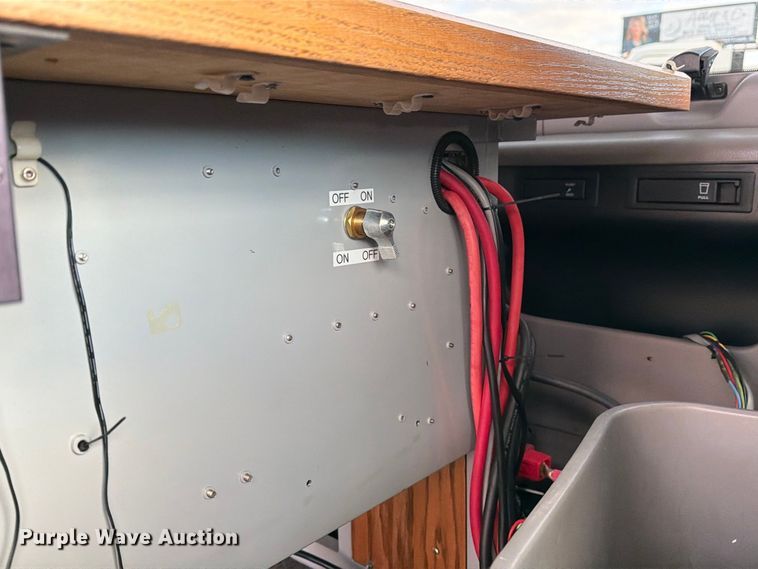 image for item DZ4949 1999 Ford  E350 Super Duty XLT utility van and falling weight deflectometer trailer