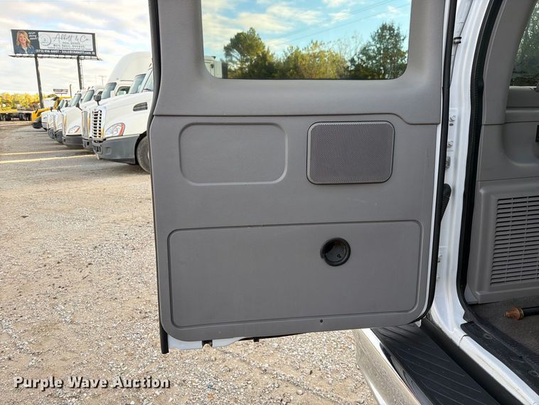 image for item DZ4949 1999 Ford  E350 Super Duty XLT utility van and falling weight deflectometer trailer