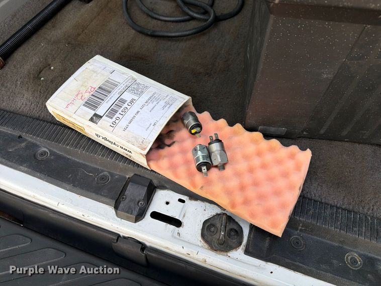 image for item DZ4949 1999 Ford  E350 Super Duty XLT utility van and falling weight deflectometer trailer
