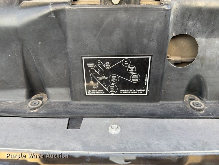 image for item DZ4949 1999 Ford  E350 Super Duty XLT utility van and falling weight deflectometer trailer