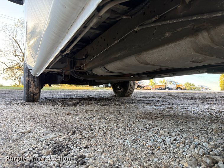 image for item DZ4949 1999 Ford  E350 Super Duty XLT utility van and falling weight deflectometer trailer