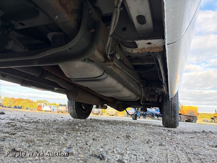 image for item DZ4949 1999 Ford  E350 Super Duty XLT utility van and falling weight deflectometer trailer