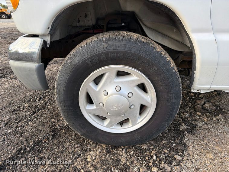 image for item DZ4949 1999 Ford  E350 Super Duty XLT utility van and falling weight deflectometer trailer