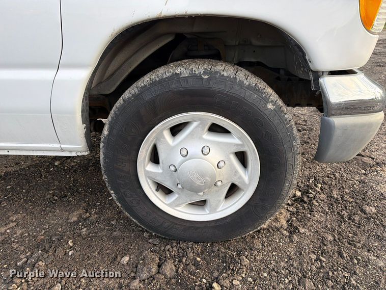 image for item DZ4949 1999 Ford  E350 Super Duty XLT utility van and falling weight deflectometer trailer