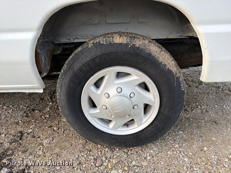 image for item DZ4949 1999 Ford  E350 Super Duty XLT utility van and falling weight deflectometer trailer