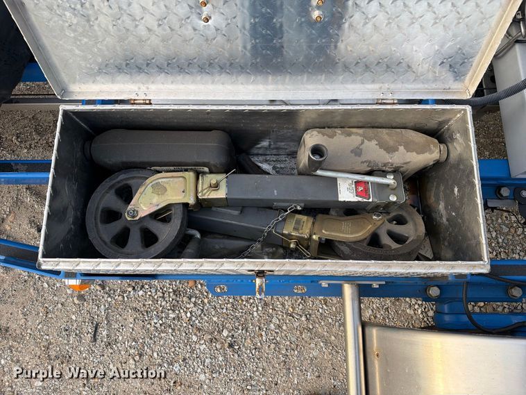 image for item DZ4949 1999 Ford  E350 Super Duty XLT utility van and falling weight deflectometer trailer