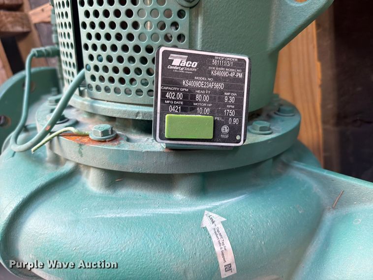 image for item EI7810 (2) Taco Comfort Solutions KS4009DE23AF565D water pumps