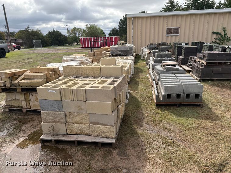 image for item EI7833 Approximately 14 pallets of cinder blocks