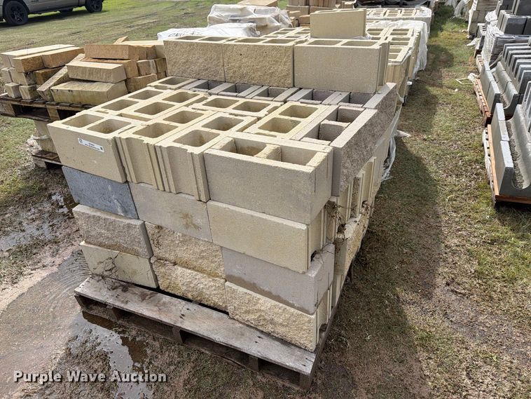 image for item EI7833 Approximately 14 pallets of cinder blocks