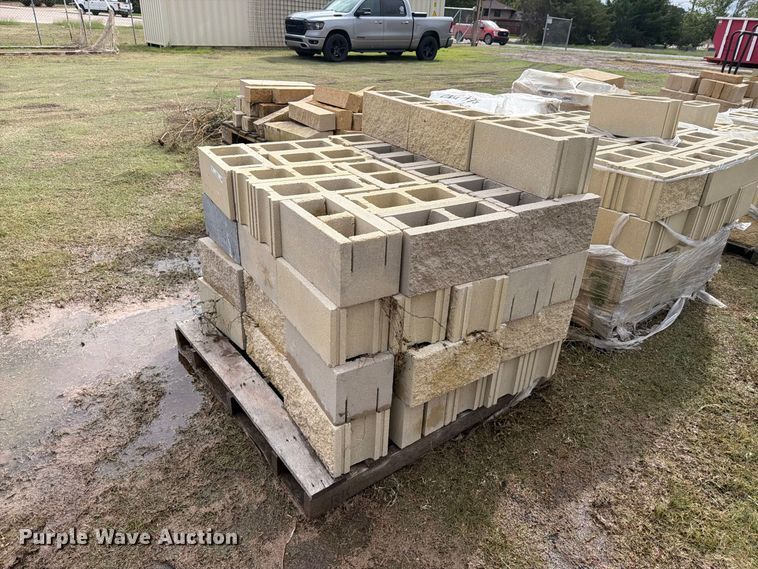 image for item EI7833 Approximately 14 pallets of cinder blocks