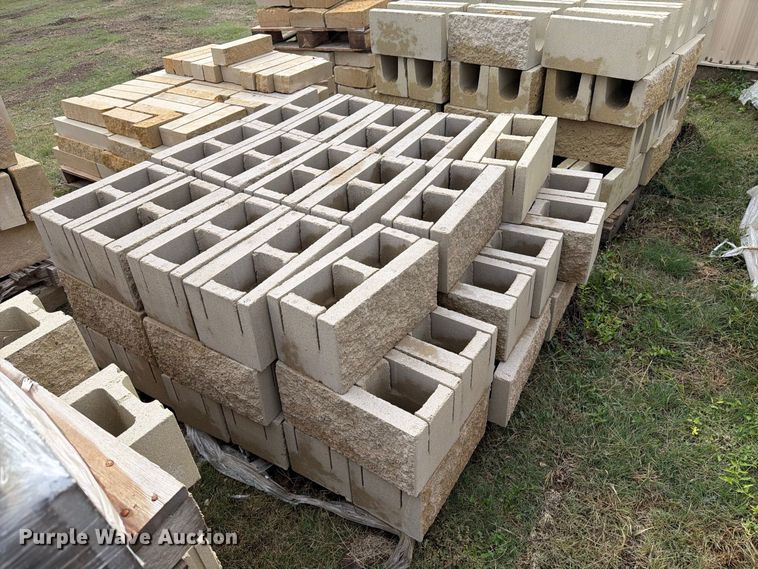 image for item EI7833 Approximately 14 pallets of cinder blocks