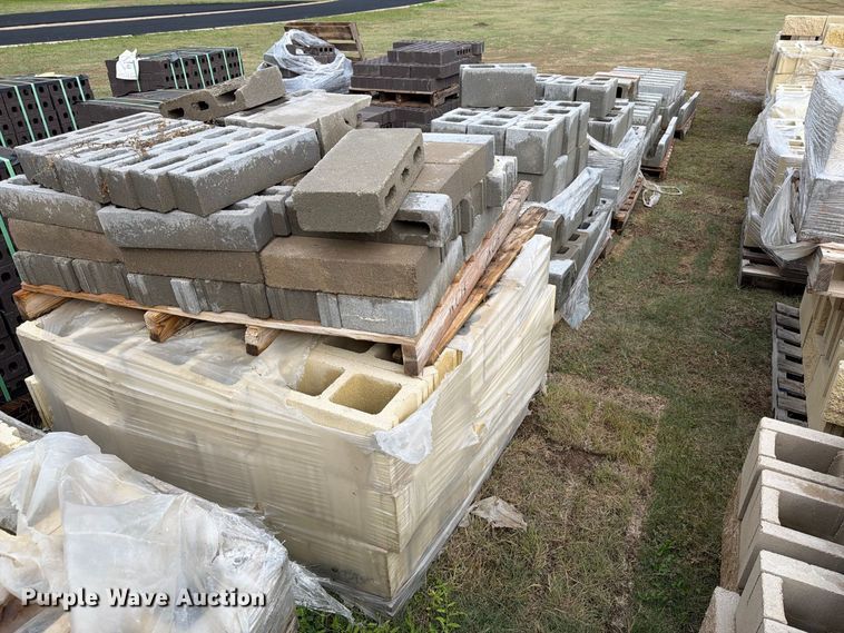 image for item EI7833 Approximately 14 pallets of cinder blocks