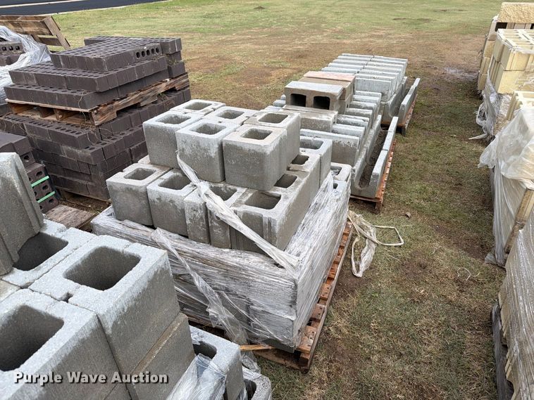 image for item EI7833 Approximately 14 pallets of cinder blocks