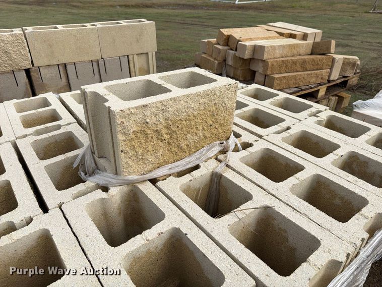 image for item EI7833 Approximately 14 pallets of cinder blocks