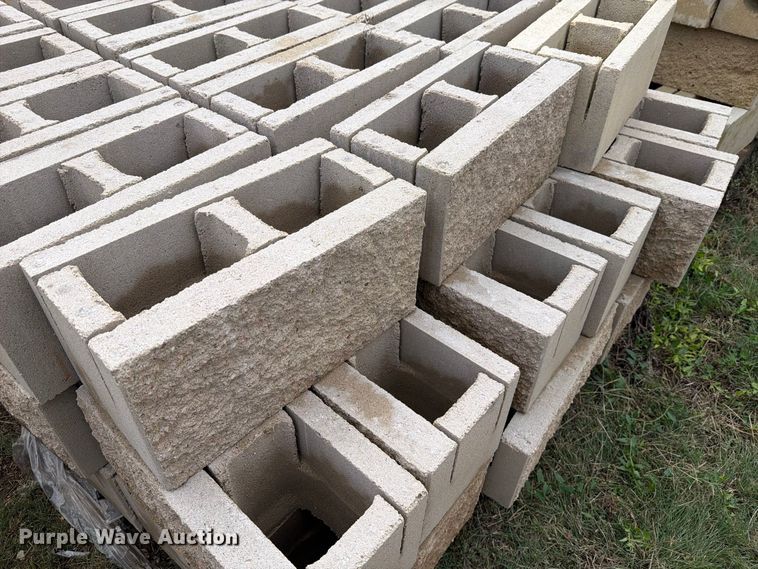 image for item EI7833 Approximately 14 pallets of cinder blocks