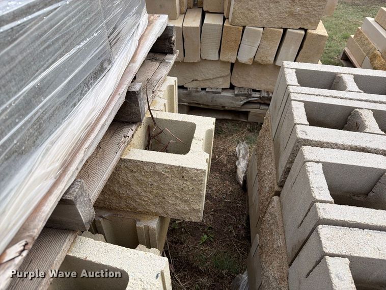 image for item EI7833 Approximately 14 pallets of cinder blocks