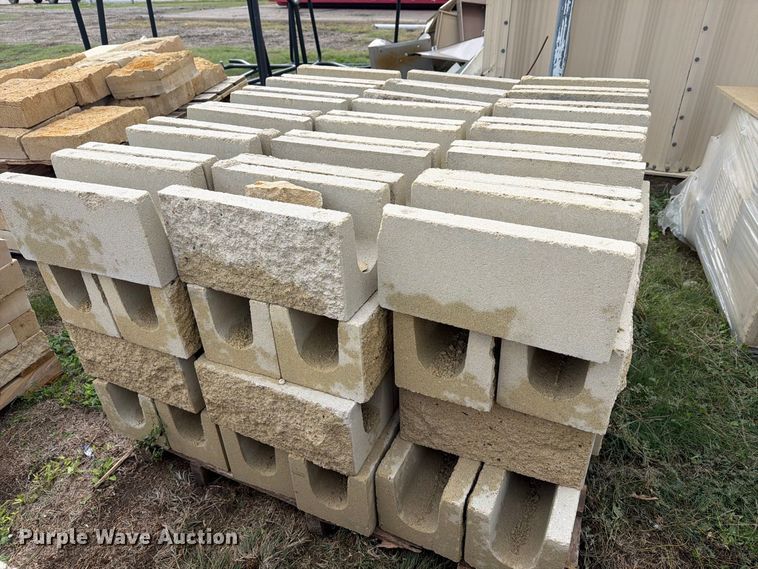 image for item EI7833 Approximately 14 pallets of cinder blocks
