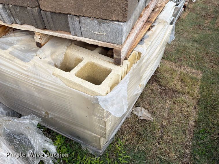 image for item EI7833 Approximately 14 pallets of cinder blocks