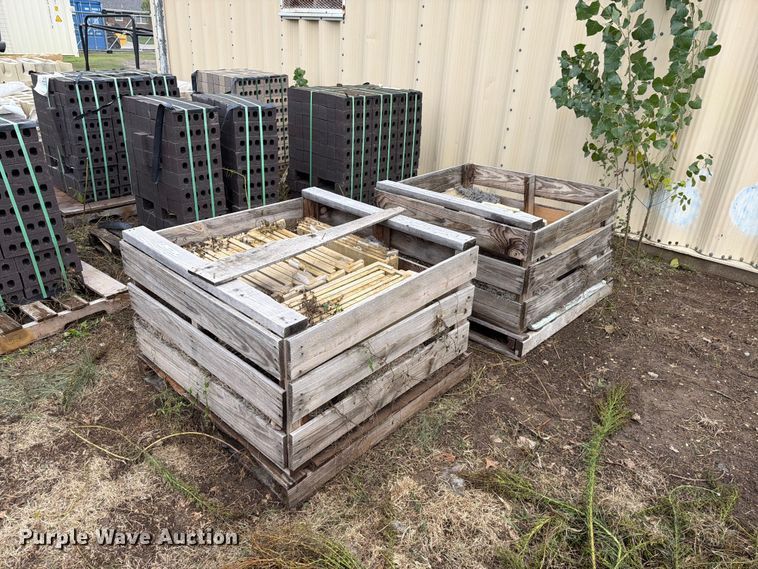 Approximately 2 pallets of limestone decorative rock