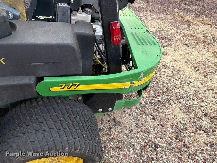 image for item EI7837 2005 John Deere 777 Max-Frame Ztrak ZTR lawn mower