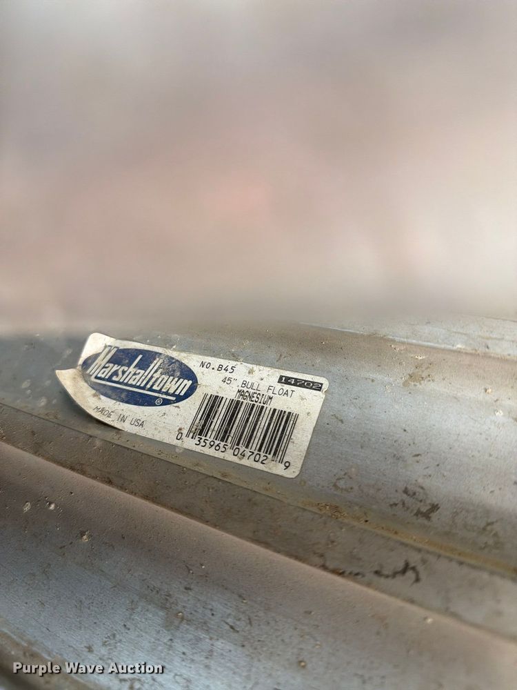 image for item EL1070 Marshalltown  concrete screed
