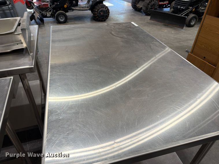 image for item EL1076 (3) stainless steel tables