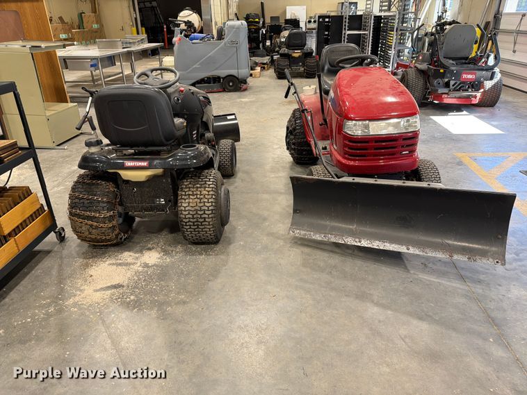 image for item EL1078 (2) Craftsman lawn mowers