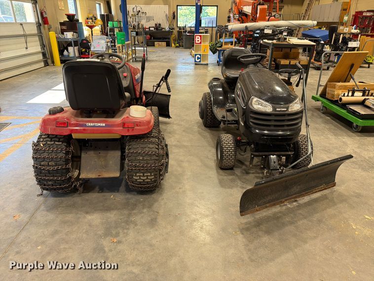 image for item EL1078 (2) Craftsman lawn mowers