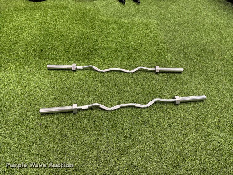 image for item EL1106 (2) Iron Grip EZ Curl bars