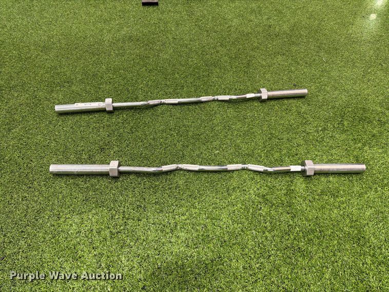 image for item EL1106 (2) Iron Grip EZ Curl bars