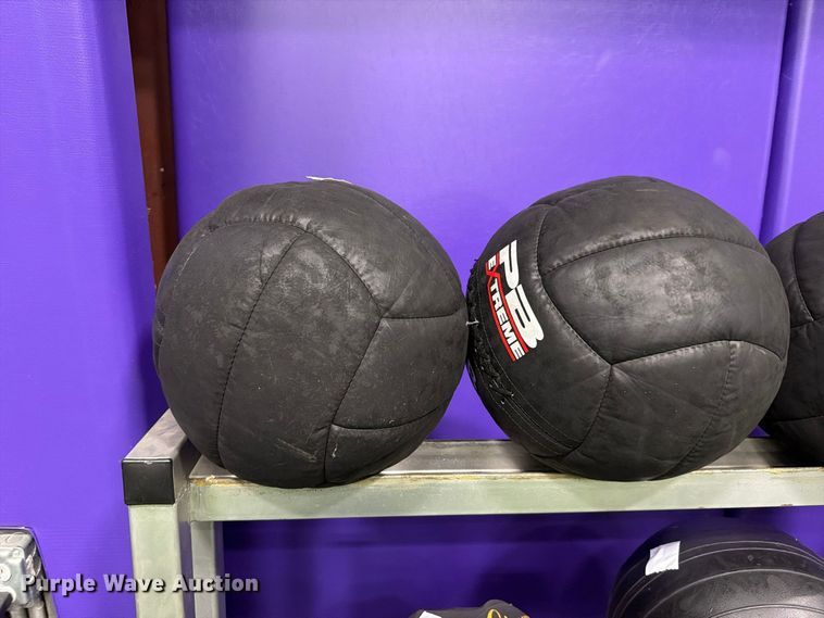 image for item EL1118 Medicine balls with rack