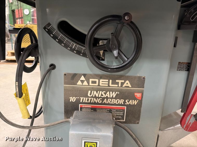 image for item EP7926 Delta Unisaw tilting arbor saw