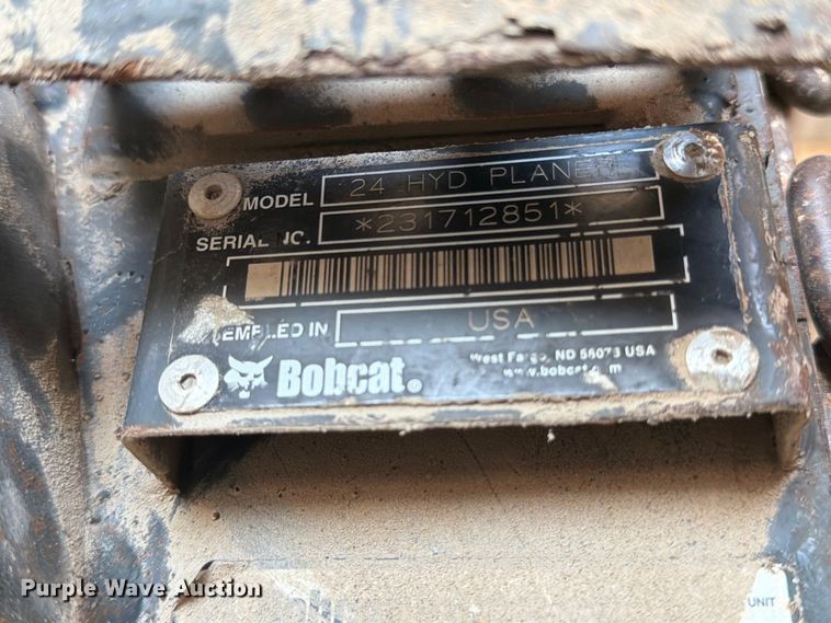 image for item EP7945 Bobcat 24 HYD Planer skid steer cold planer