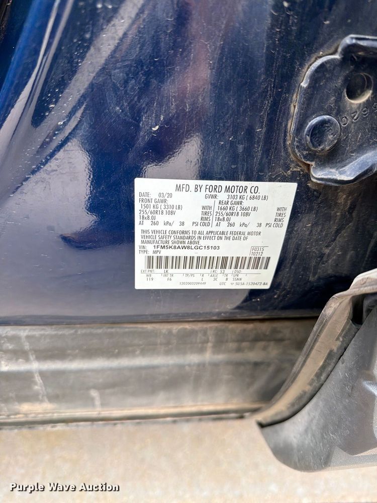 image for item EP7955 2020 Ford Explorer Police SUV