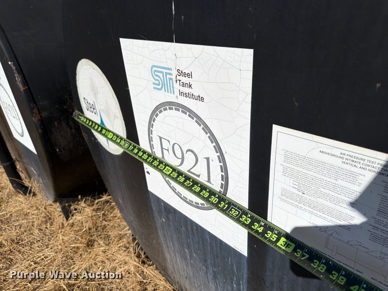 image for item ER3469 (2) Mid-South Steel Products Inc. skid mounted steel tanks