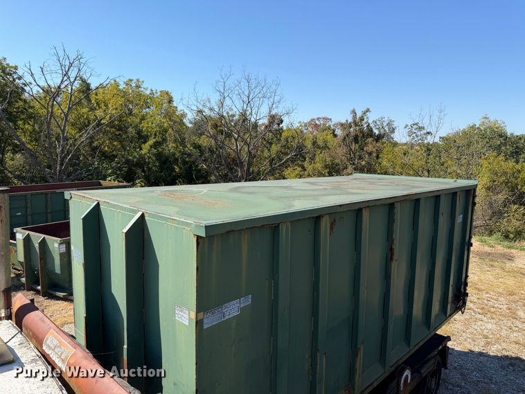 image for item ER3470 (2) enclosed roll off containers