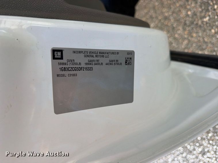 image for item EW1163 2013 Chevrolet Silverado 3500 HD 