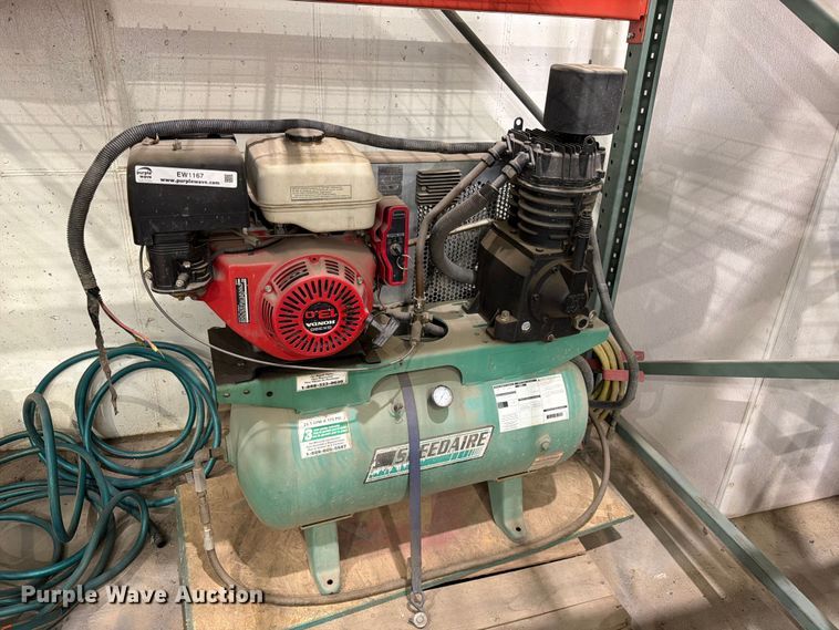 image for item EW1167 Speedaire air compressor