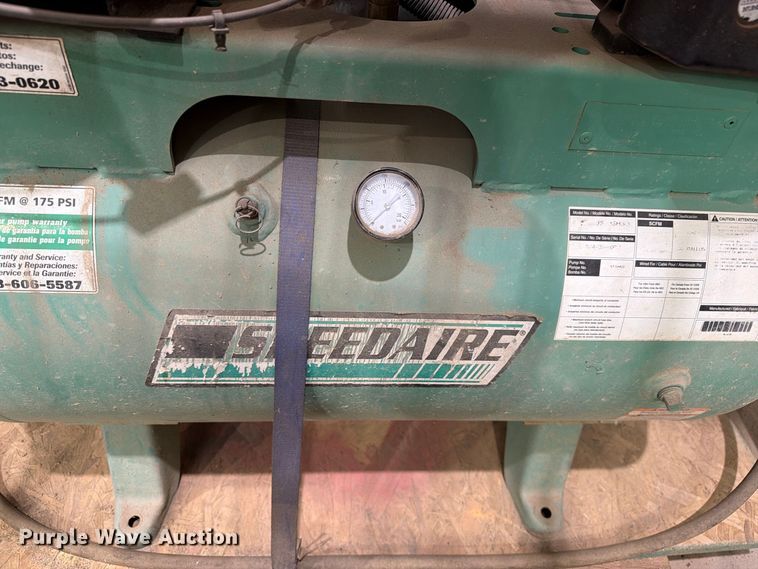 image for item EW1167 Speedaire air compressor