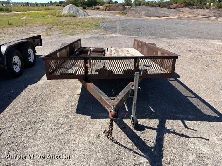 image for item EW7501 Shop Built utility trailer