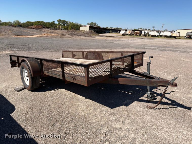 image for item EW7501 Shop Built utility trailer