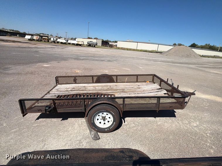 image for item EW7501 Shop Built utility trailer