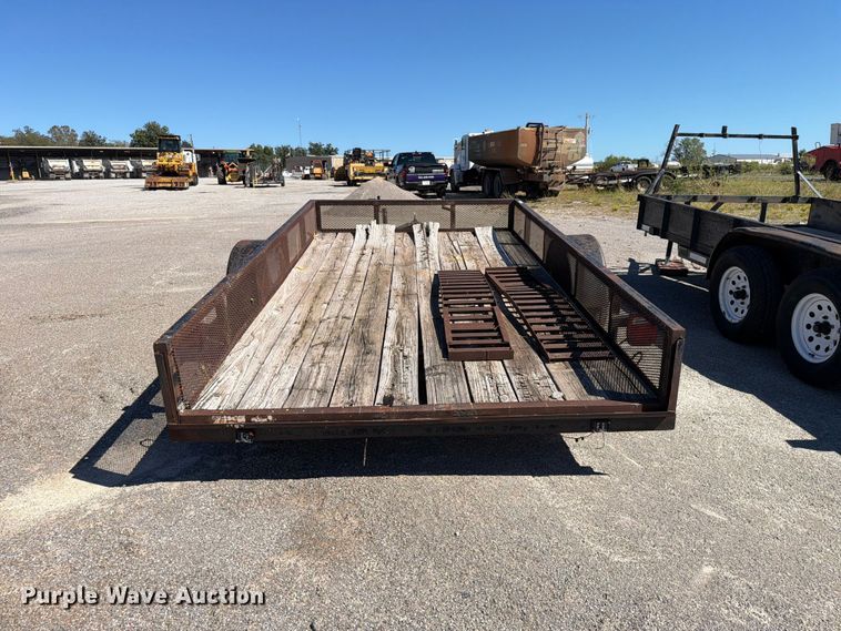 image for item EW7501 Shop Built utility trailer
