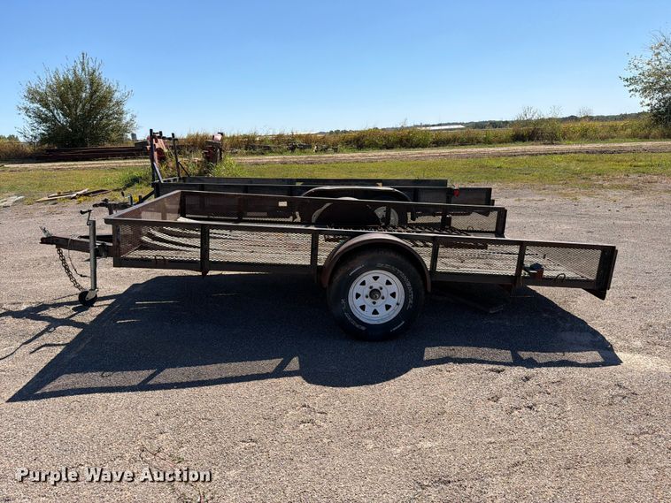 image for item EW7501 Shop Built utility trailer