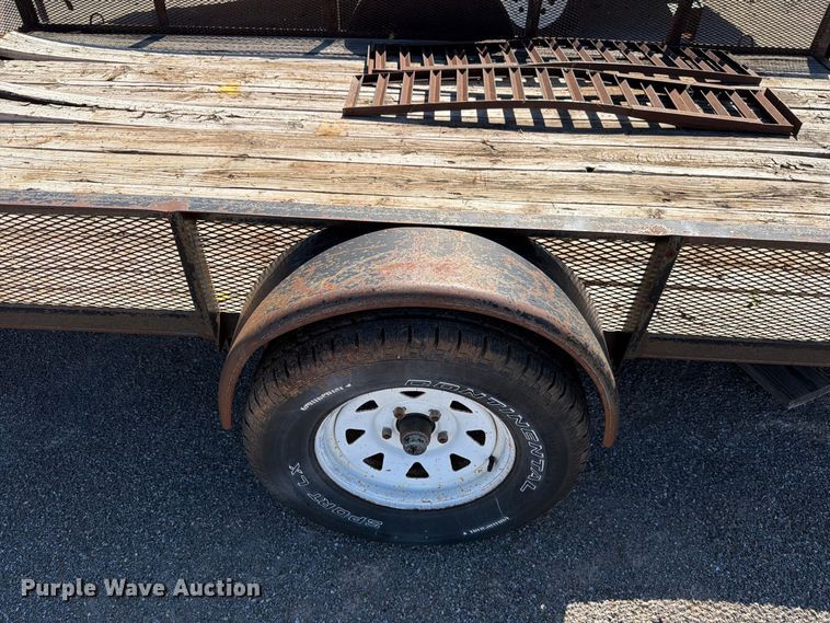 image for item EW7501 Shop Built utility trailer