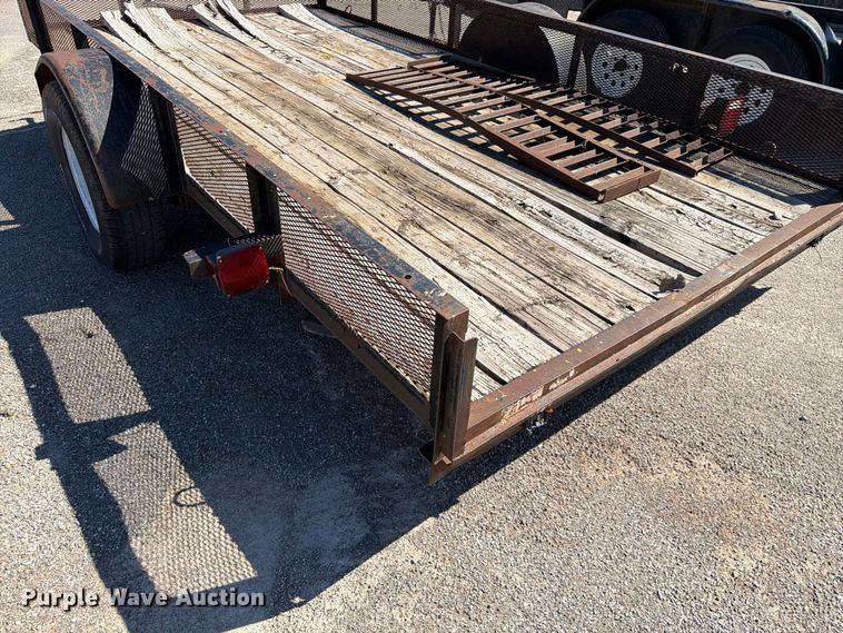 image for item EW7501 Shop Built utility trailer