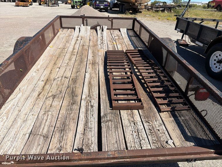 image for item EW7501 Shop Built utility trailer