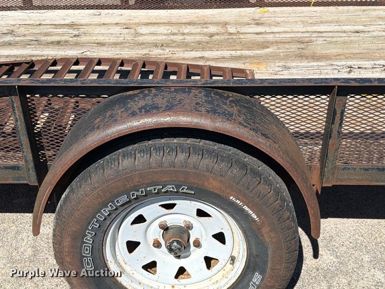 image for item EW7501 Shop Built utility trailer